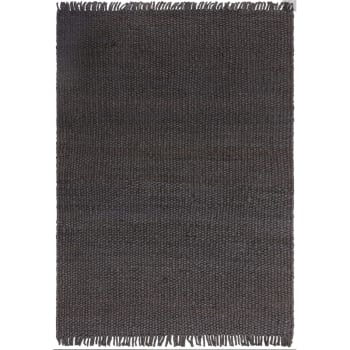 HURST - Tapis design en jute noir 160x230 cm