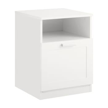 Comodino bianco in mdf