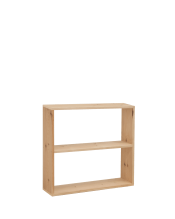 Mueble bajo para TV de madera de abeto y MDF con 4 estantes y 2 cajones  blanco y símil roble Homcom