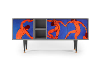 THE DANCE BY HENRI MATISSE - Mueble de TV multicolores 3 puertas  L 150 cm