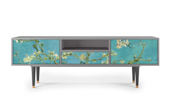 ALMOND BLOSSOM BY VAN GOGH - Mueble de TV azul 2 cajones y 1 puerta  L 170 cm