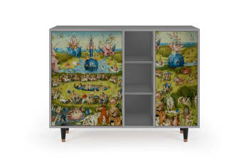 THE GARDEN BY HIERONYMUS BOSCH - Buffet  multicolore 3 tiroirs et 1 porte L 125 cm