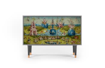 THE GARDEN BY HIERONYMUS BOSCH - Buffet  multicolore 3 tiroirs et 1 porte L 115 cm