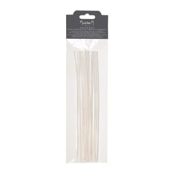 Lot de 8 brins pour diffuseur rotin blanc - GOA