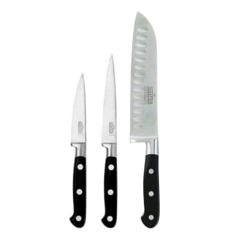 V sabatier life - Juego de 3 cuchillos  negro