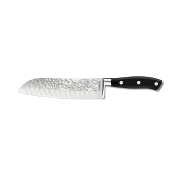 Carbon - Couteau santoku 18 cm en  Noir
