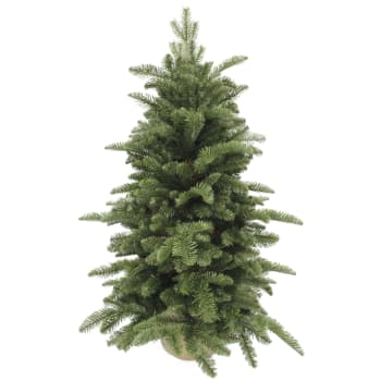 Abies nordmann - Sapin de noël artificiel avec toile de jute H60