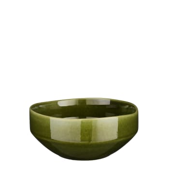 Rhea - Schüssel aus grüner Keramik D18