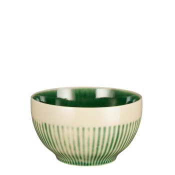 Elice - Ciotola in ceramica verde D.14