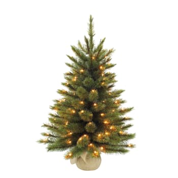 Albero di Natale con base tronco e luci led Marmolada in PE Effetto Real  Touch+ PVC / 250 cm