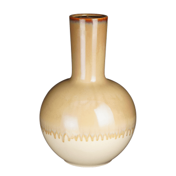 Holm - Vase en céramique crème H52