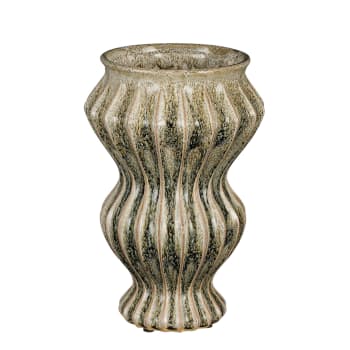 Pippa - Vase en céramique vert H32