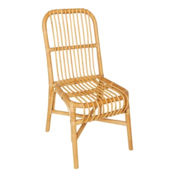 VALERIE - Chaise en rotin beige
