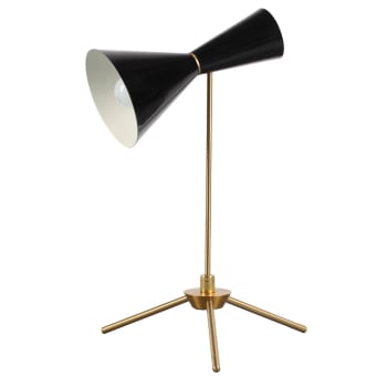 FUSEE Lampe à poser en Bambou et Soie H70cm Blanc Petit Pan - LightOnline