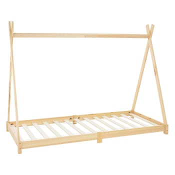 Struttura letto bambini per materasso 80x160 legno marrone GIOIA