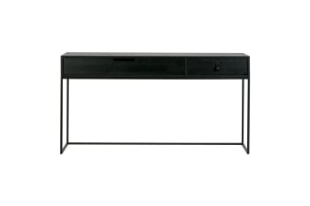 Silas - Console design en bois noir