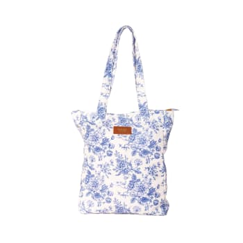 TOILE DE JOUY - Tote bags Toile de Jouy  RPET Bleu