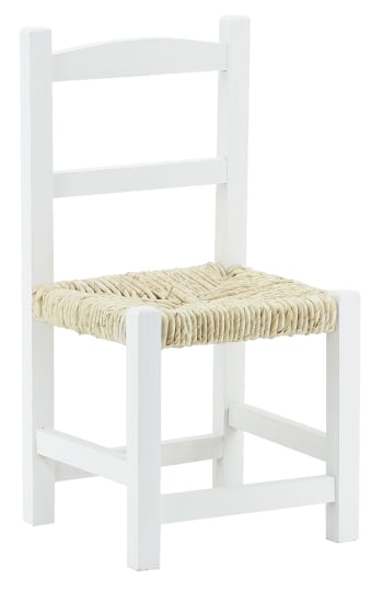 Table et 2 Chaises pour Enfant - Blanc & Naturel KidKraft - Clément
