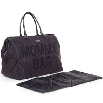 Mommy bag - Sac à langer à anses Mommy bag matelassé noir