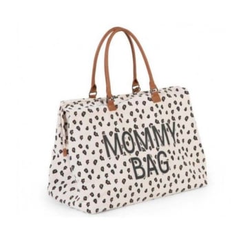 Mommy bag - Sac à langer à anses Mommy bag large Canvas leopard
