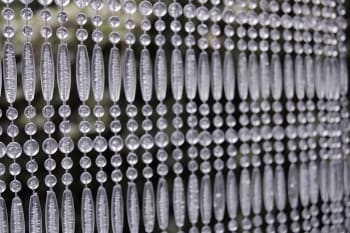 Rideau de porte en perles transparentes frejus 120 x 230 cm