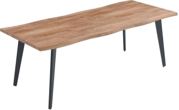 Table extensible plateau en bois 6 à 8 personnes forest