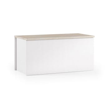 Ditalen - Container-Box Holzeffekt weiße eiche 93x45 cm