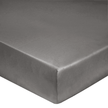 Drap housse coton lin lavé Flandres CAMIF-160 x 200 cm-Blanc