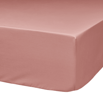 Fil & sens - Drap housse coton bio rose des sables 90 x 190 cm