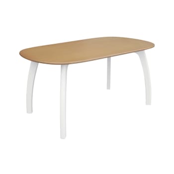 Olympie - Table à manger rectangulaire 4-6 places, 160cm