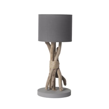 FAGOT - Lampe à poser en bois gris