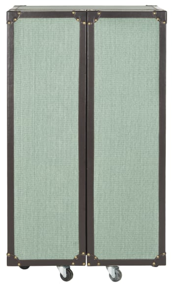 Ethie - Armoires de bar MDF en Vert, 45 X 60 X 105 cm