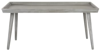 Evia - Tables basses Pin&MDF en gris, 55 X 105 X 50 cm