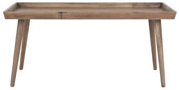 Evia - Tables basses Pin&MDF en Neutre, 55 X 105 X 50 cm