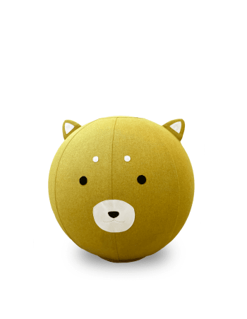 Jumbo celeste - Balle d'assise gonflable 55cm enveloppe tissu animal chien