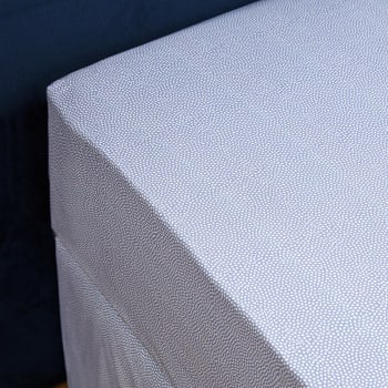 Amboise - Drap housse percale bleu clair 90x200 cm