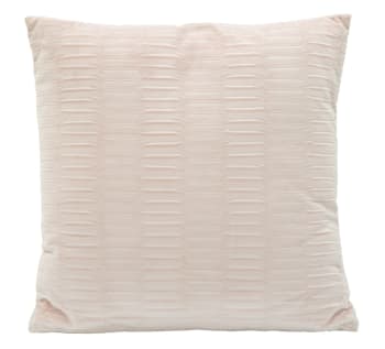 ROSA - Cuscino in tessuto rosa cm 45x45x10