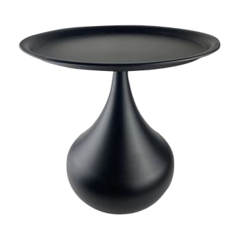BONPION - Table d'appoint en métal noir