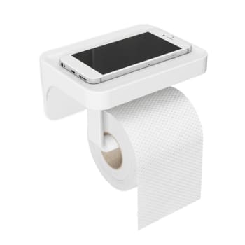 Flex - Support papier toilette flex polypropylène blanc