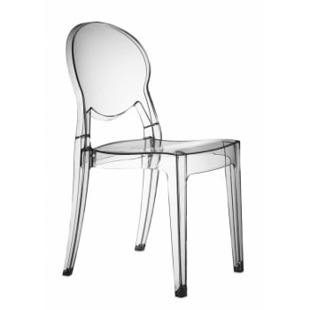 Igloo - Chaise design en plastique transparent
