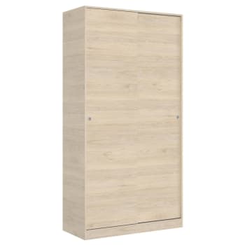 Kilimangiaro - Guardaroba 2 ante effetto legno rovere 100x50h204 cm