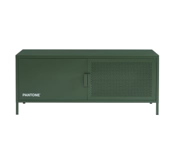 Pantone - Meuble TV métal kaki 120cm