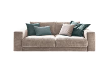 MADELINE - 2-Sitzer Sofa aus Cord, taupe