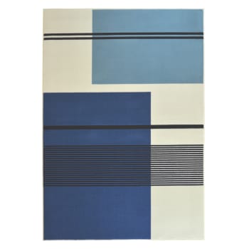 Moderno - Tappeto moderno geometrico blu 200x290 cm
