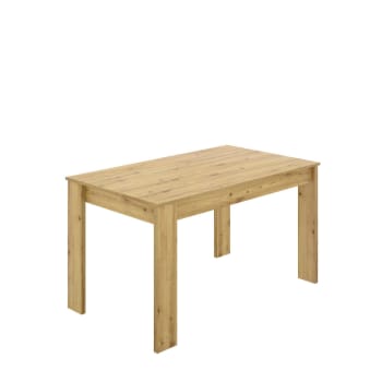 Dbagatt - Fester Tisch mit geknoteter Eichenholzoptik 139x81