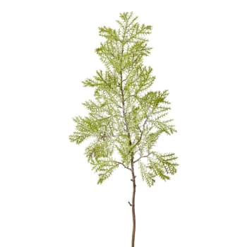 Branche de pin artificielle givrée verte H99