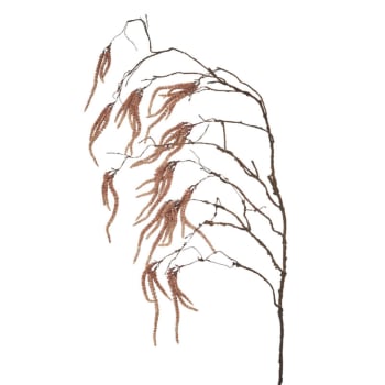 Branche d'amaranthus tombante artificielle marron H139