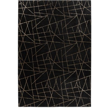 Bijou 125 - Tapis moderne Polyester Noir