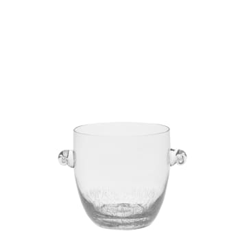 Alba - Seau à glaçons en verre transparent D20