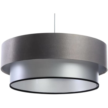 Duo élégant - Suspension Tissu Gris